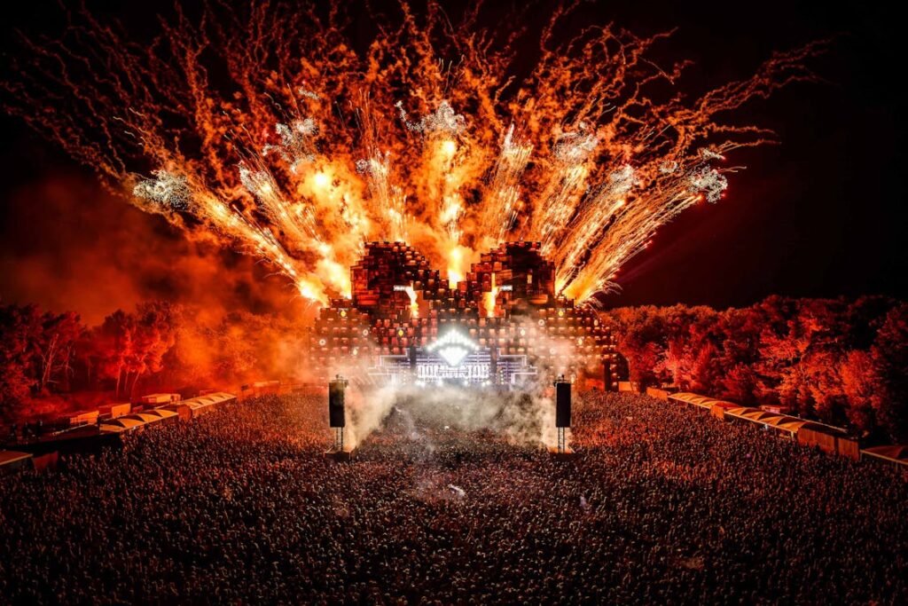 Partybus naar dominator Festival